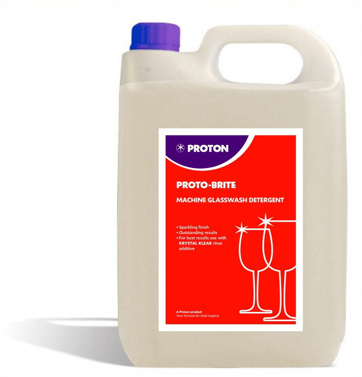 Protobrite Glasswash Detergent 2x5L (Now Proton Detergent) - Image 3
